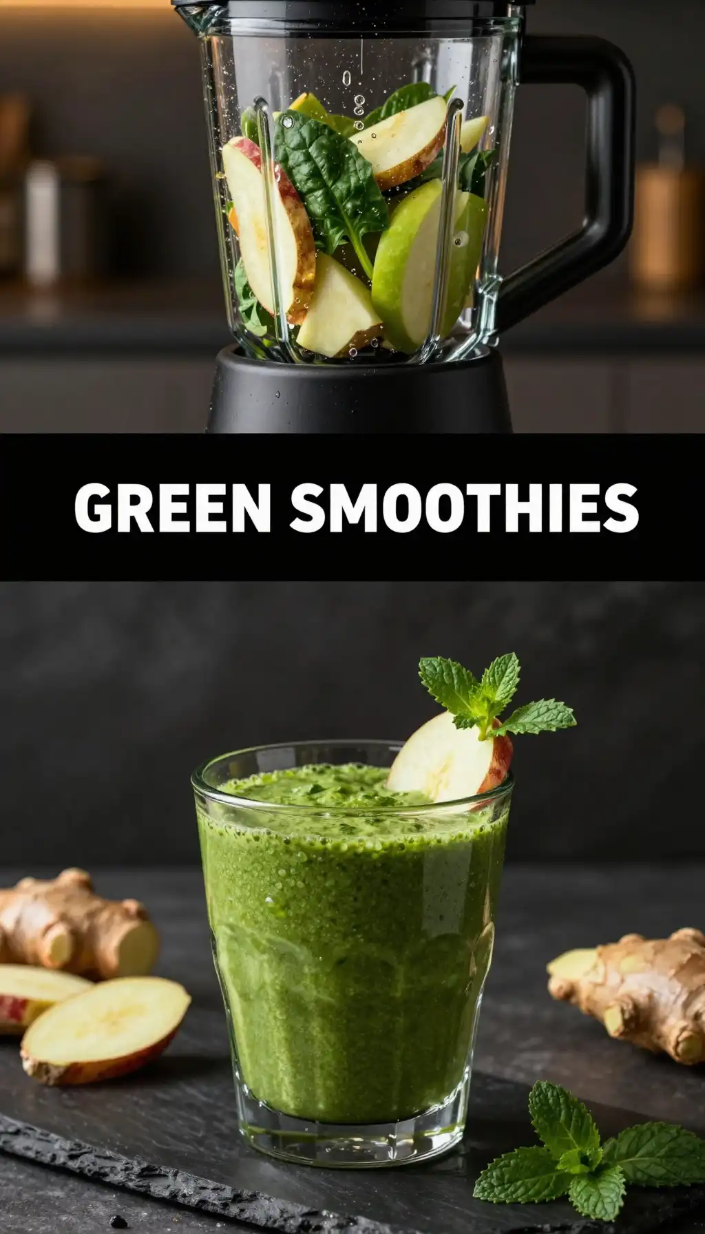 Jerusalem Artichoke Green Smoothie pinterest pin