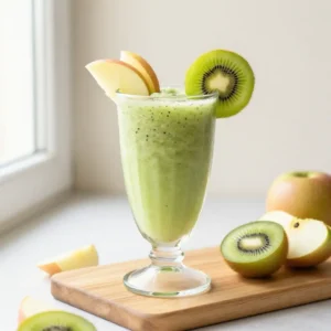Healthy Jonagored Apple Kiwi Smoothie for Weight Loss