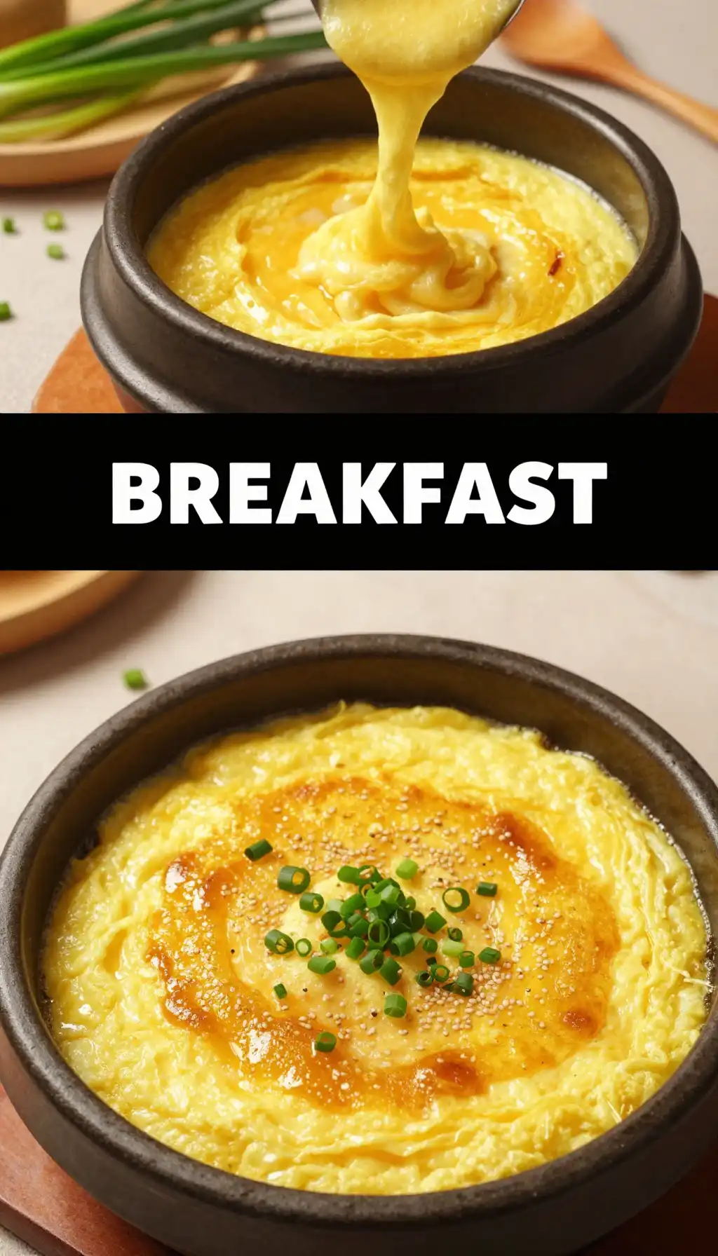 Korean Gyeran-jjim Steamed Egg Casserole pinterest pin