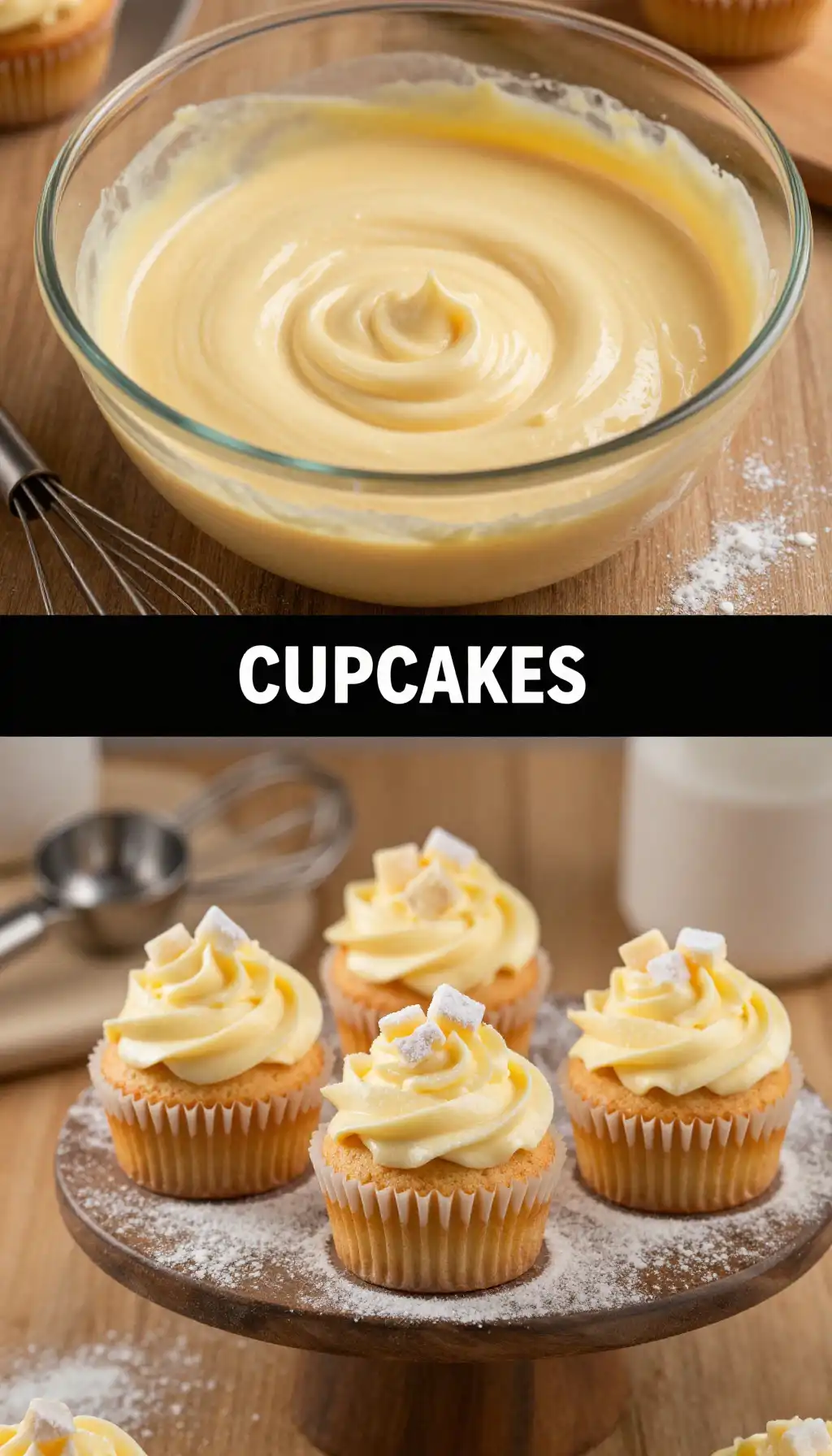 Korean Milkisa Cupcakes with Milk Candy Frosting pinterest pin