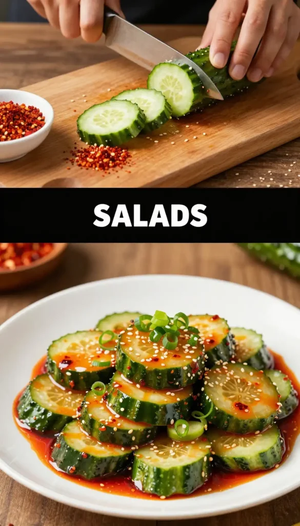 Korean Oi Muchim Cucumber Salad