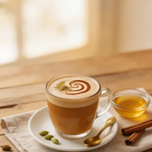 Irresistible Loaded Kuwaiti Chai Latte with Aromatic Cardamom