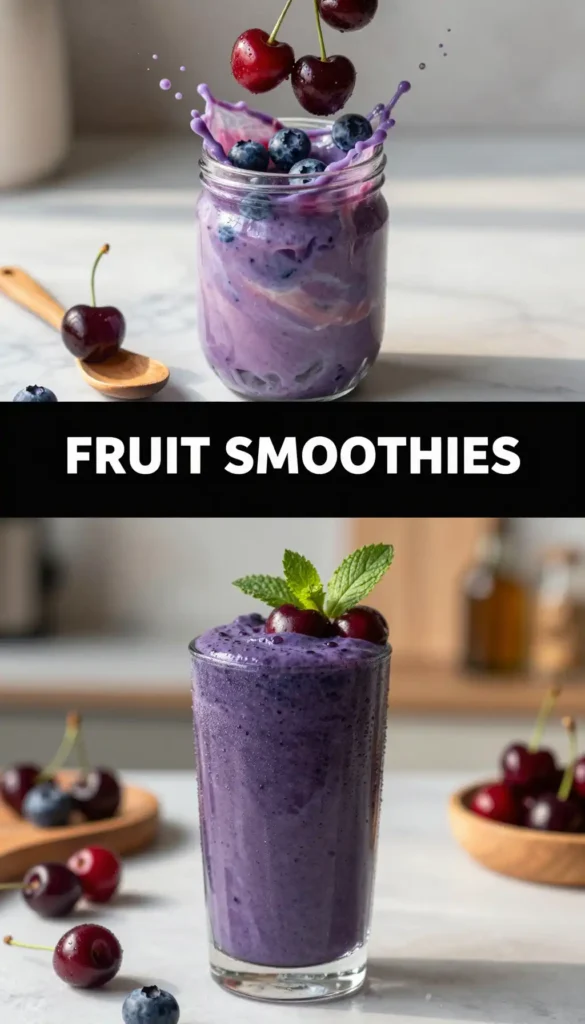 Lapins Cherry Blueberry Smoothie