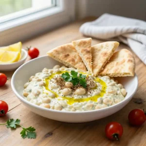 Authentic Lebanese Foul Medammas Recipe with Warm Pita