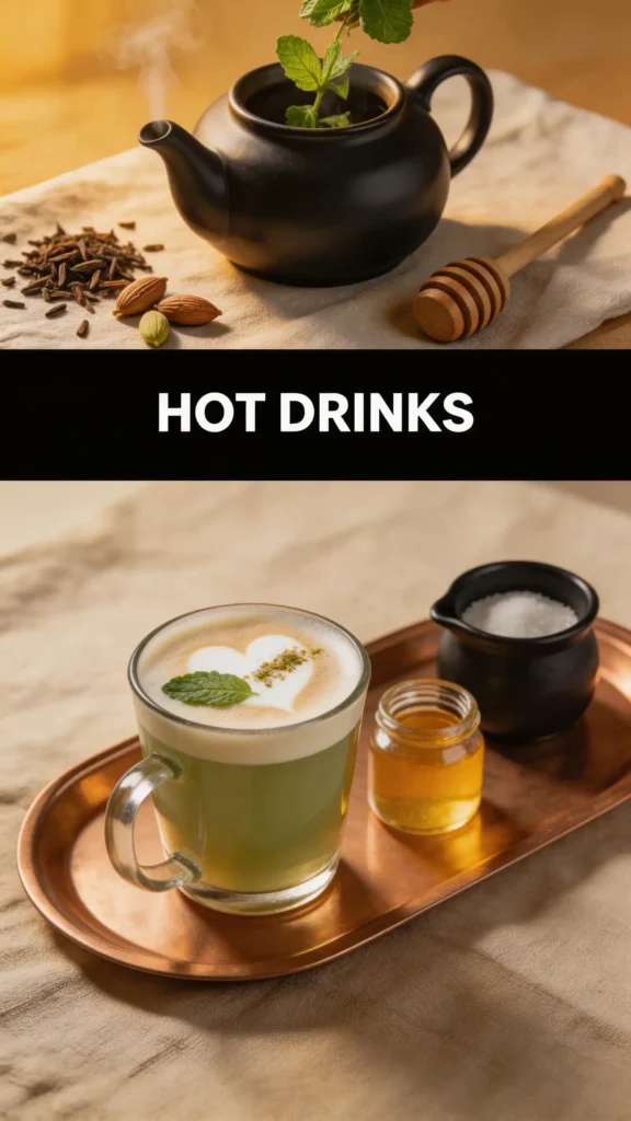 Libyan Mint Tea Latte