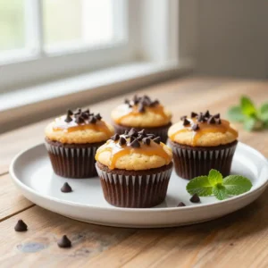 Loaded Brookies Cupcakes: Brownie Bottom & Cookie Top