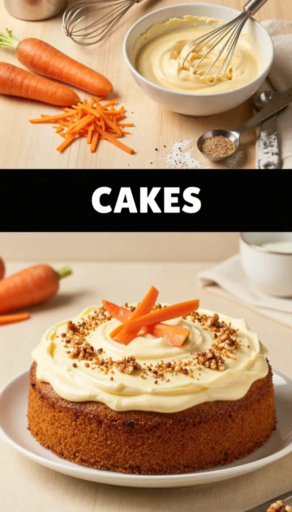 Low-Sugar Carrot Cake with Stevia and Cream Cheese (Low Sugar)