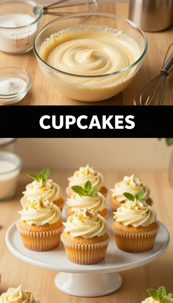 Low-Sugar Vanilla Cupcakes with Stevia (Low Sugar)