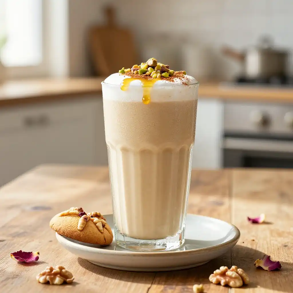 Maamoul Protein Smoothie plated dish