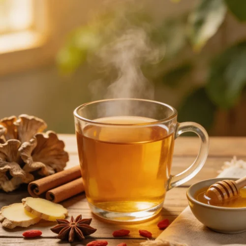 Easy Maitake Mushroom Wellness Tea Recipe for Detox & Immunity