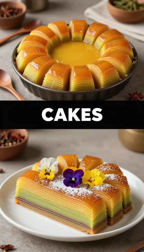 Malaysian Kek Lapis Sarawak Layered Spice Cake