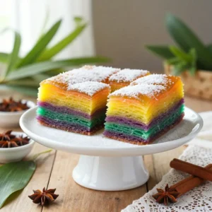 Malaysian Kek Lapis Sarawak Layered Spice Cake Recipe