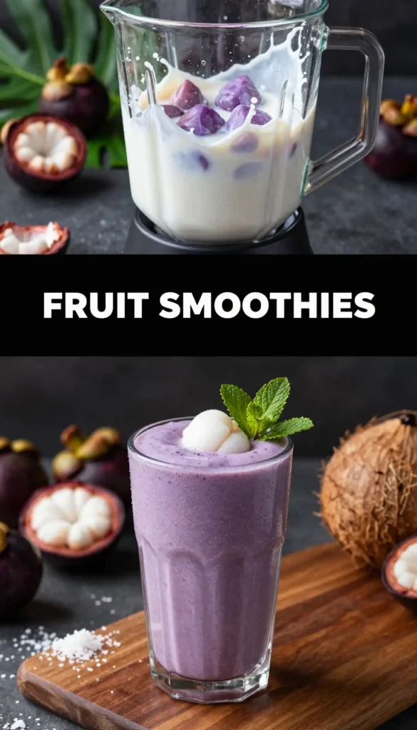 Mangosteen Coconut Smoothie