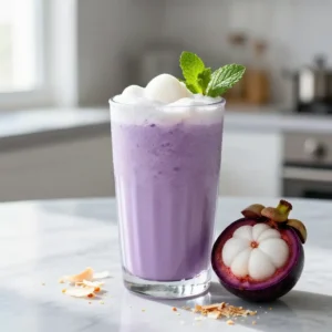 Mangosteen Coconut Smoothie for Glowing Skin