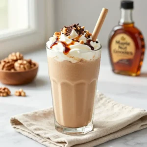 Maple Nut Goodies High Protein Smoothie for Weight Loss