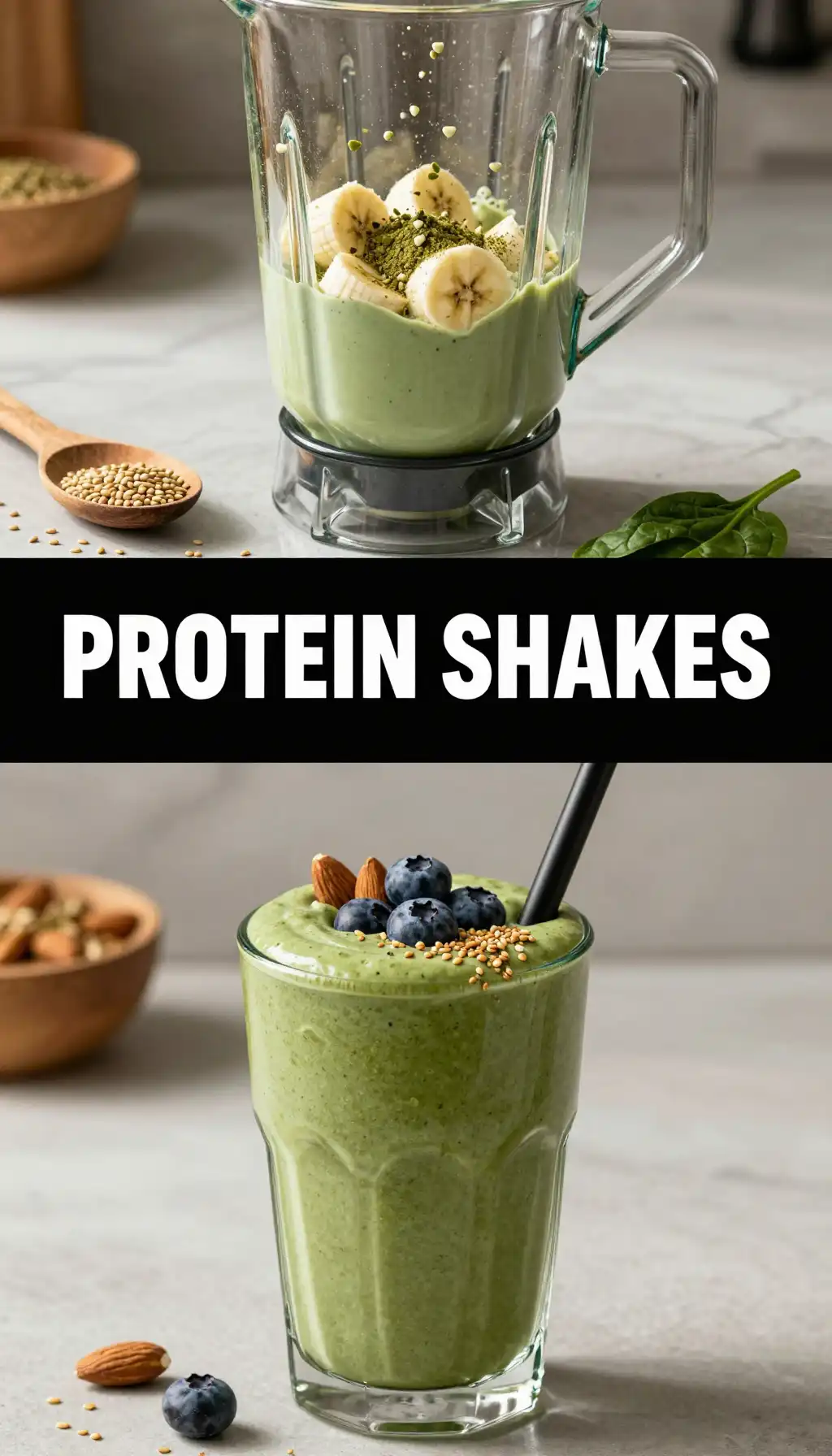 Mary Jane Protein Smoothie pinterest pin