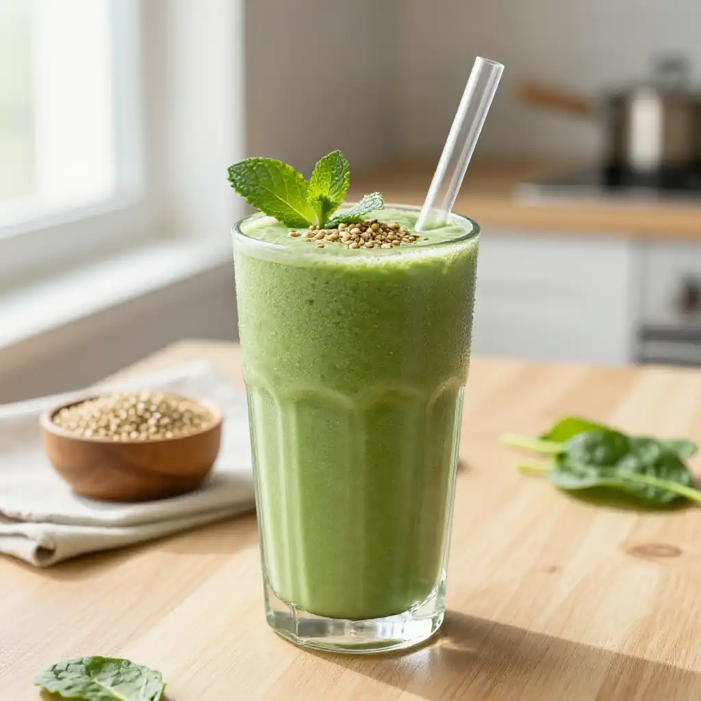 Mary Jane Protein Smoothie plated dish