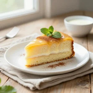 Mexican Tres Leches Cake with Cinnamon & Condensed Milk