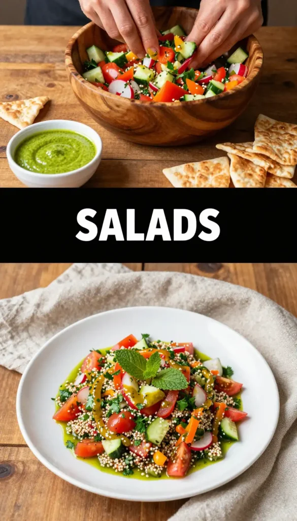 Middle Eastern Fattoush Salad with Sumac