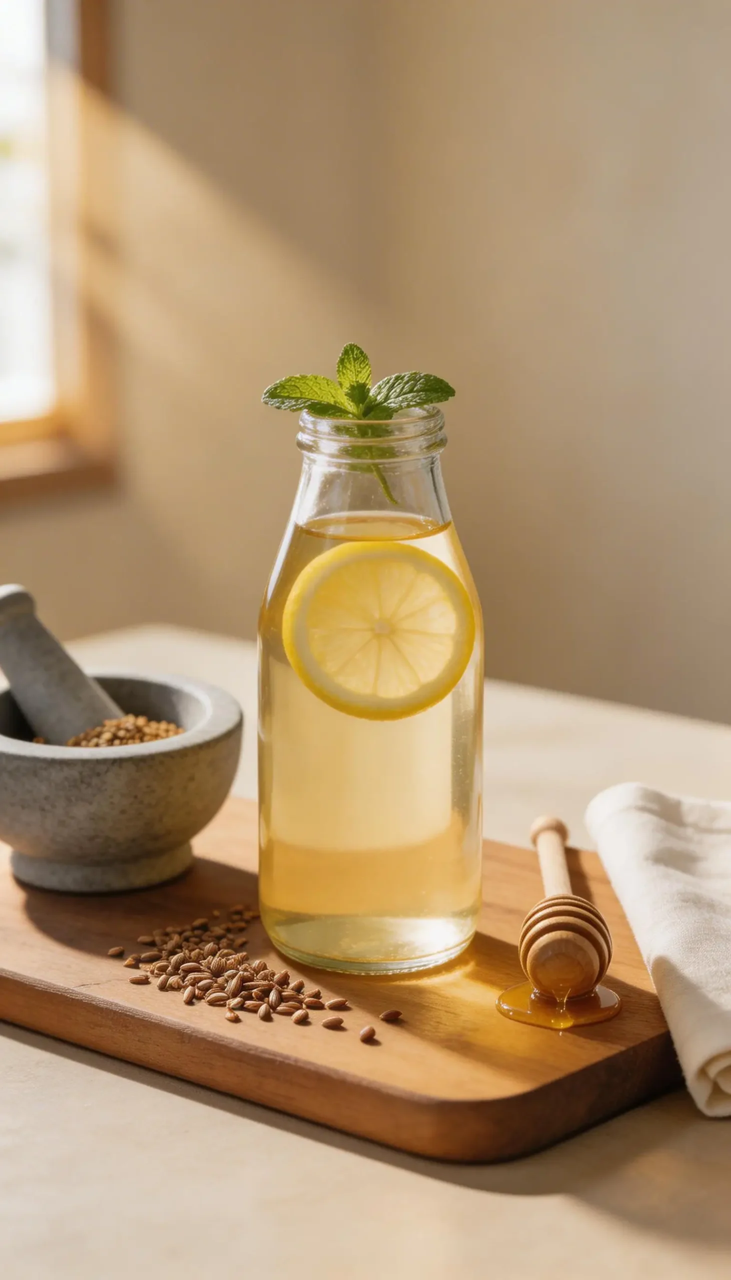 Milk Thistle Liver Detox Tea plated dish