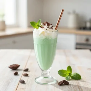 Healthy Mint Chocolate Green Smoothie Recipe