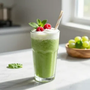 Low-Carb Monk Fruit Green Smoothie for Weight Loss