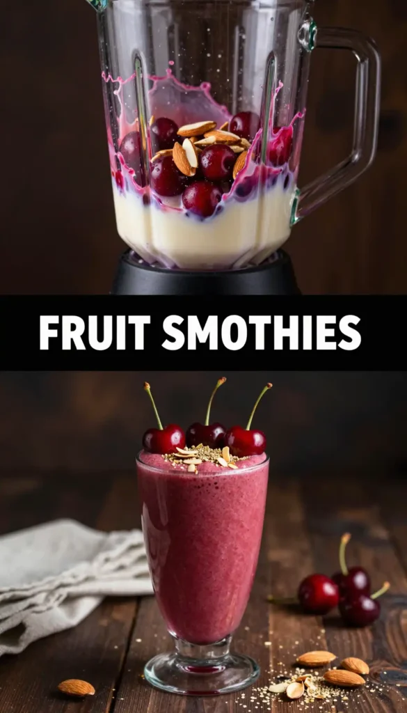 Morello Cherry Almond Smoothie