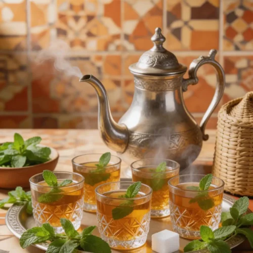 Moroccan Mint Atay Tea with Matcha Fusion Recipe
