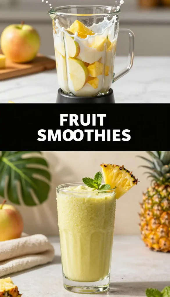 Mutsu Apple Pineapple Smoothie