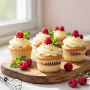 Naked Cupcakes with Exposed Cake Layers