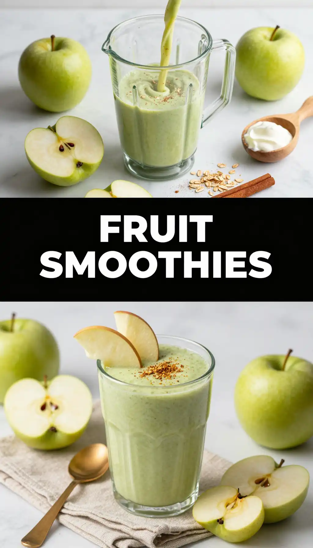 Newton Pippin Apple Smoothie pinterest pin