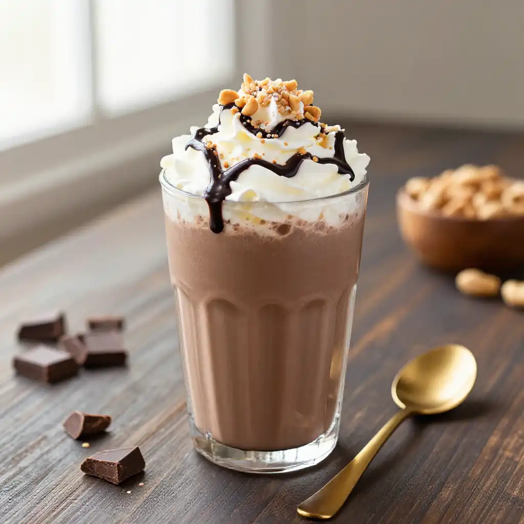 Oh Henry Protein Smoothie plated dish