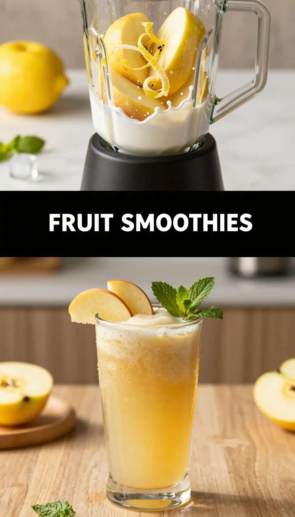 Opal Apple Lemon Smoothie pinterest pin
