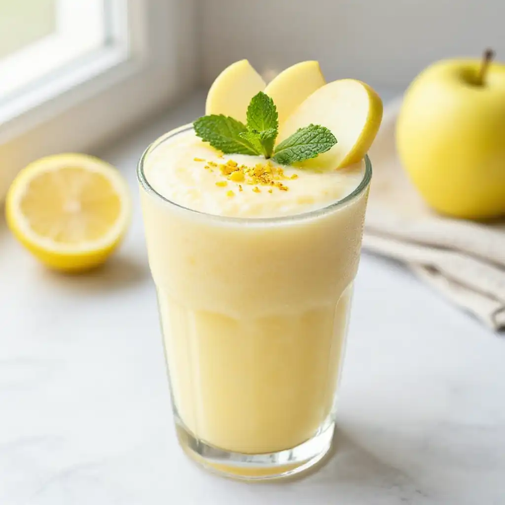 Opal Apple Lemon Smoothie plated dish