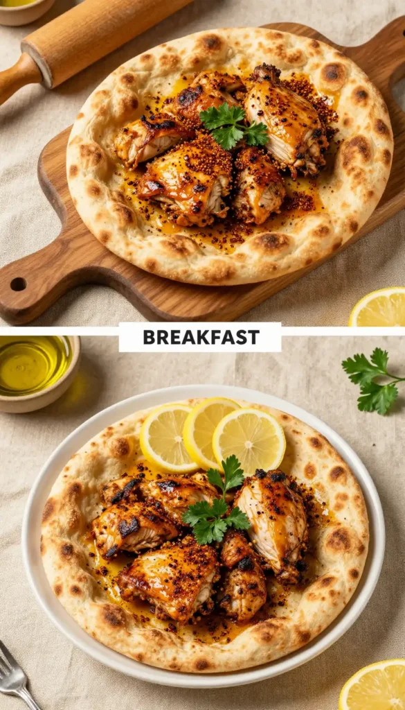 Palestinian Musakhan Flatbread with Sumac