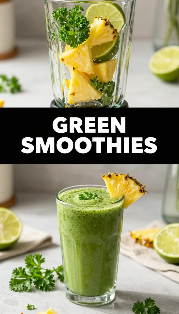 Parsley Pineapple Detox Smoothie