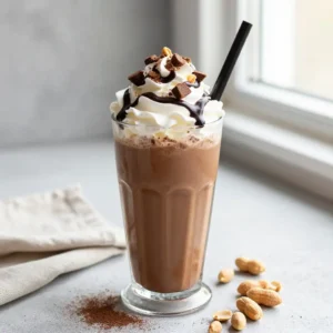 Healthy Peanut Butter Cup Protein Shake for Weight Loss