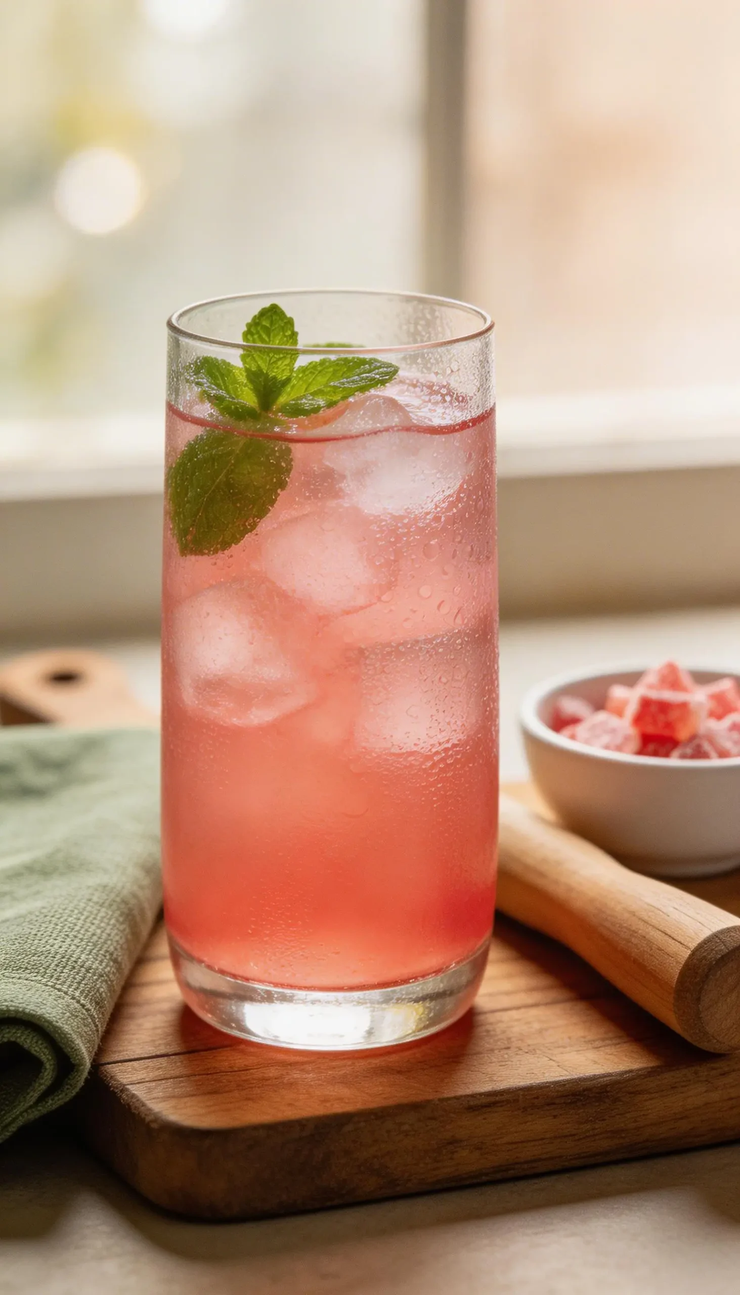 Peppermint Digestive Aid plated dish