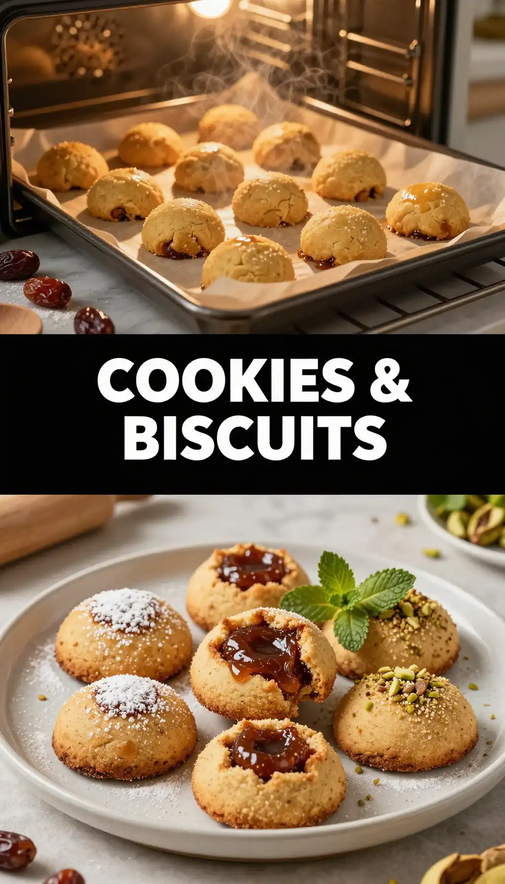 Persian Koolookh Date Filled Cookies pinterest pin