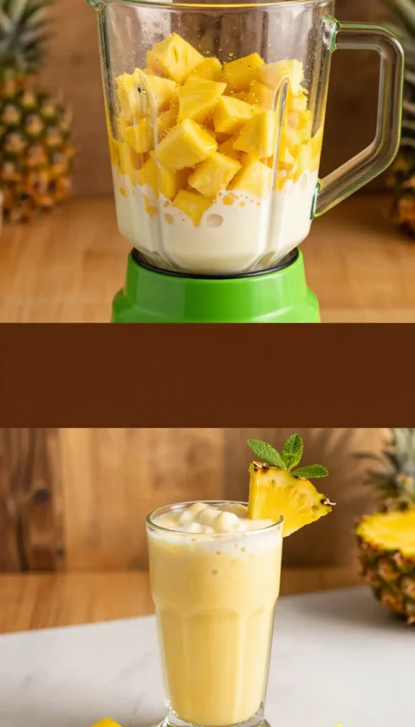 Pineapple Coconut Cream Dream Smoothie