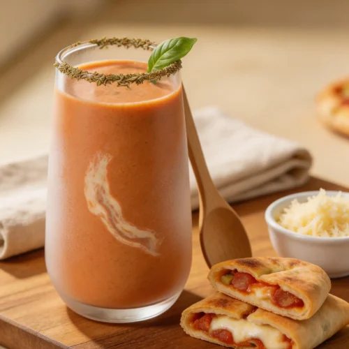 Easy Pizza Pocket Protein Shake - No Cook Meal Prep