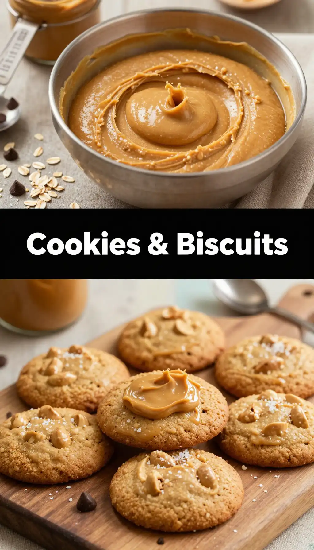 Protein Packed Peanut Butter Cookies (High Protein) pinterest pin