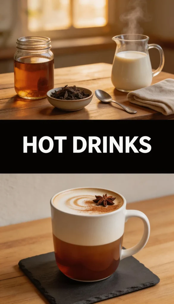 Pu Erh Fermented Tea Latte