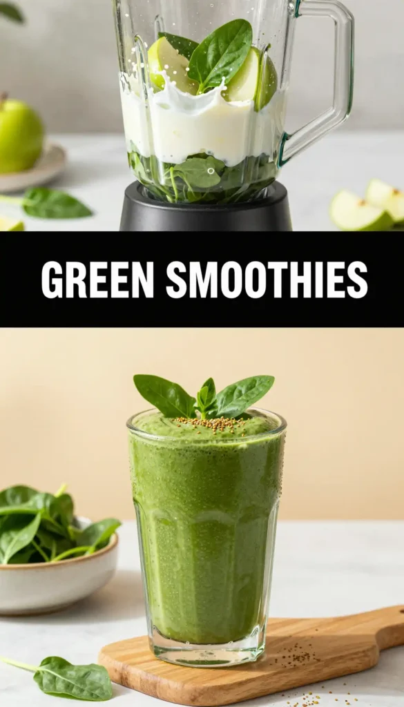 Purslane Yogurt Green Smoothie