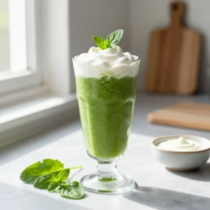 Purslane Yogurt Green Smoothie Recipe for Glowing Skin