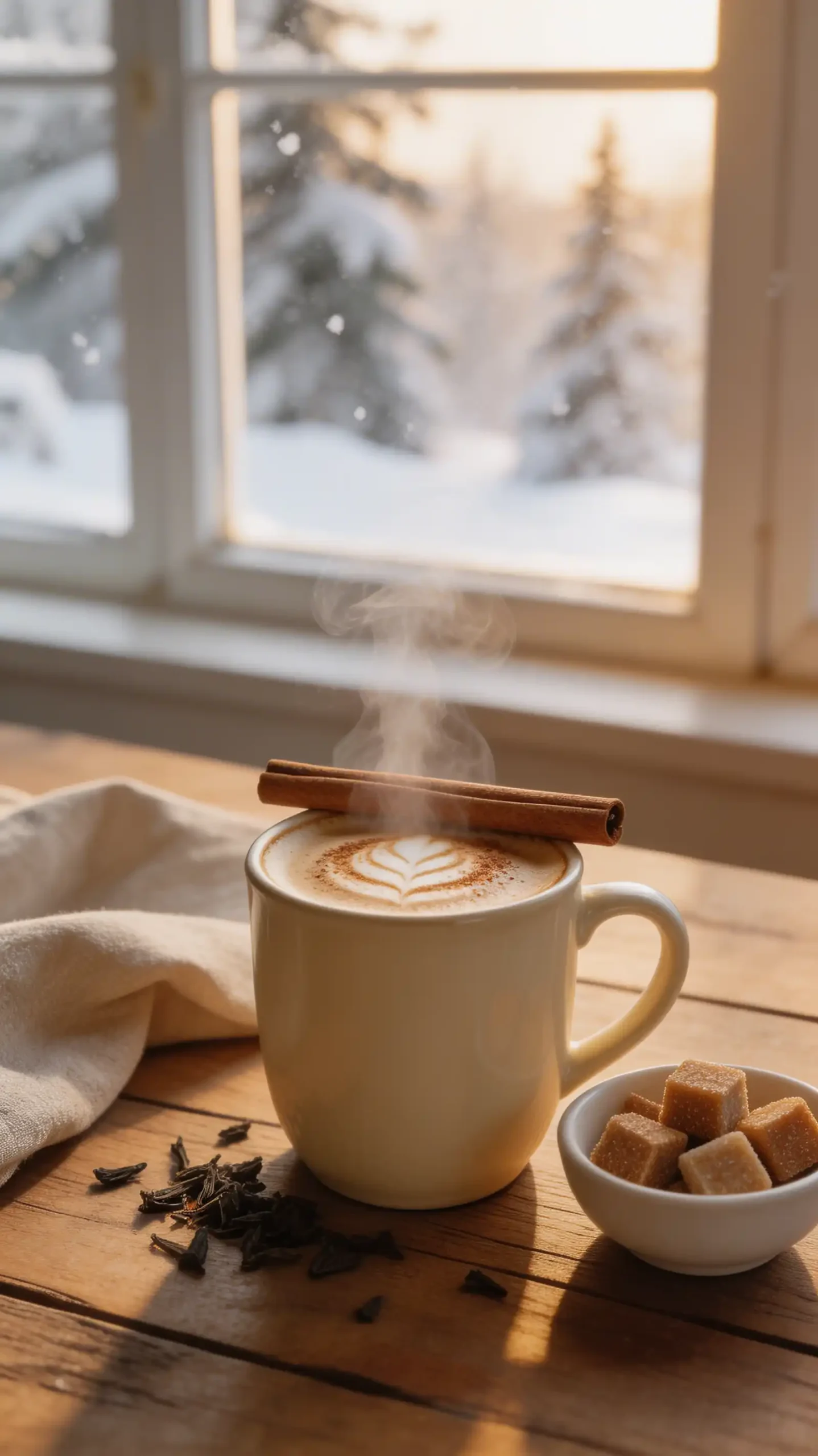 Qian Liang Tea Latte plated dish