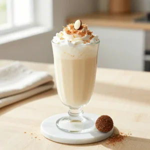 Raffaello Protein Smoothie: Healthy Dessert Drink