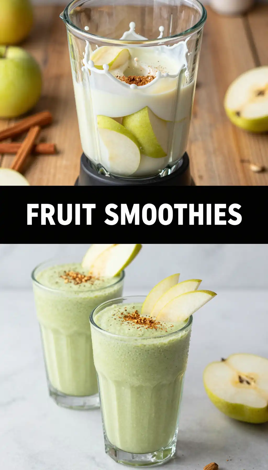 Rome Apple Pear Smoothie pinterest pin