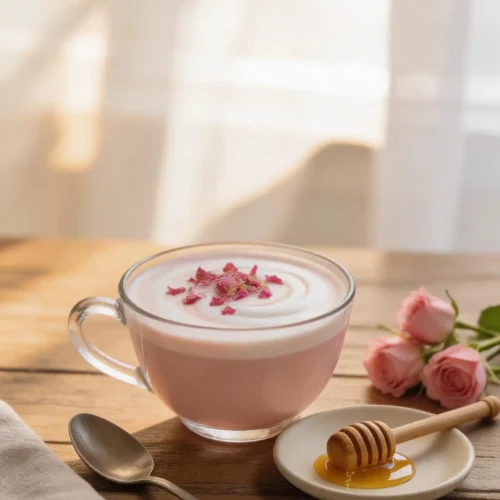 Viral Rose Water Milk Tea Recipe | Easy Homemade