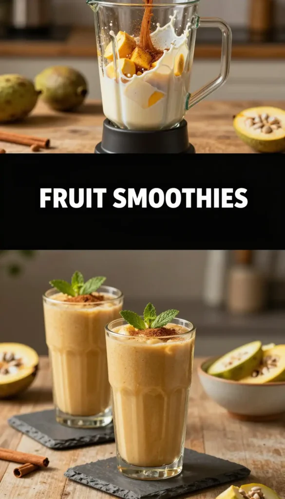 Sapodilla Cinnamon Smoothie